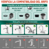 1440 Swiveling Faucet Extender, Brass Metal Robotic Arm Aerator with Flexible Joint