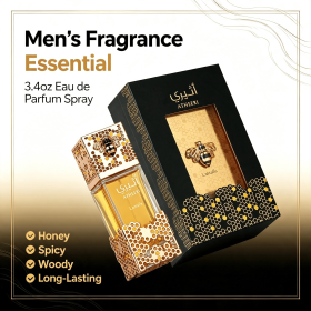 Unisex Eau de Parfum 100ml, Luxurious Honey Bee Carved Bottle Long Lasting Fragrance, Rich Oriental Scent Perfume for Daily Wear & Special Occasions