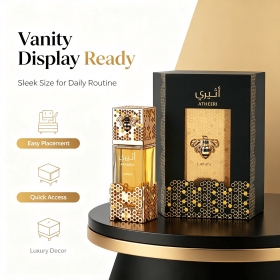 Long Lasting Unisex Perfume 100ml, Decorative Honey Bee Pattern Bottle Oriental Fragrance, Gift Packed Scent for Men & Women All Occasions