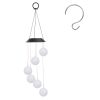 Solar Ball Wind Chime 7 Color Changing Wind Chime for Outside IPX4 Waterproof Outdoor Garden Yard Decor