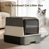 2026 Top-Rated Cat Litter Box: Pull-Out Drawer, No Scoop Needed, Fits Modern Home Decor