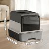 2026 Top-Rated Cat Litter Box: Pull-Out Drawer, No Scoop Needed, Fits Modern Home Decor