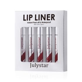 Tear Off Lip Color Suit Matte Durable Fog Surface Lip Glaze Tear Off Lipliner Peel Off Mouth Red Lip Pen (Option: 69)