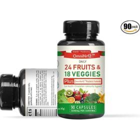 OmniNrf2 Postbiotic Fruit & Veggie Capsules (Option: BioOmniNrf 2001)