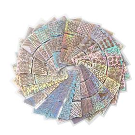Hollow Printing Template Nail Art Printing Sticker (Option: 1 Style)