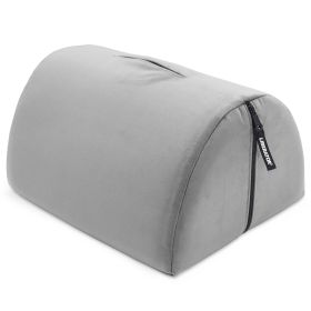 Liberator BonBon Sex Toys Mount - Hands Free Dildo and Vibrator Holder with Elegant Microvelvet Cover, Black (Color: grey)