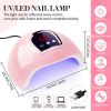 Limegirl Gel Nail Polish Kit with U V Light 18LED Nail Dryer 12Color Gel Nail Polish Set And 4Color NailExtension Gel Set withBase and Top Coat Nail A