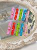 2026 Gothic Charm Finely Crafted Wearable Nails - Valentine's Day Long Square Press-on Fake Nail Set. Handmade Fake Nail Plates