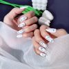 2026 Gothic Charm Press-on Nails, Valentine's Day Short Almond-shaped Press-on False Nail Set. Handmade false nail pieces